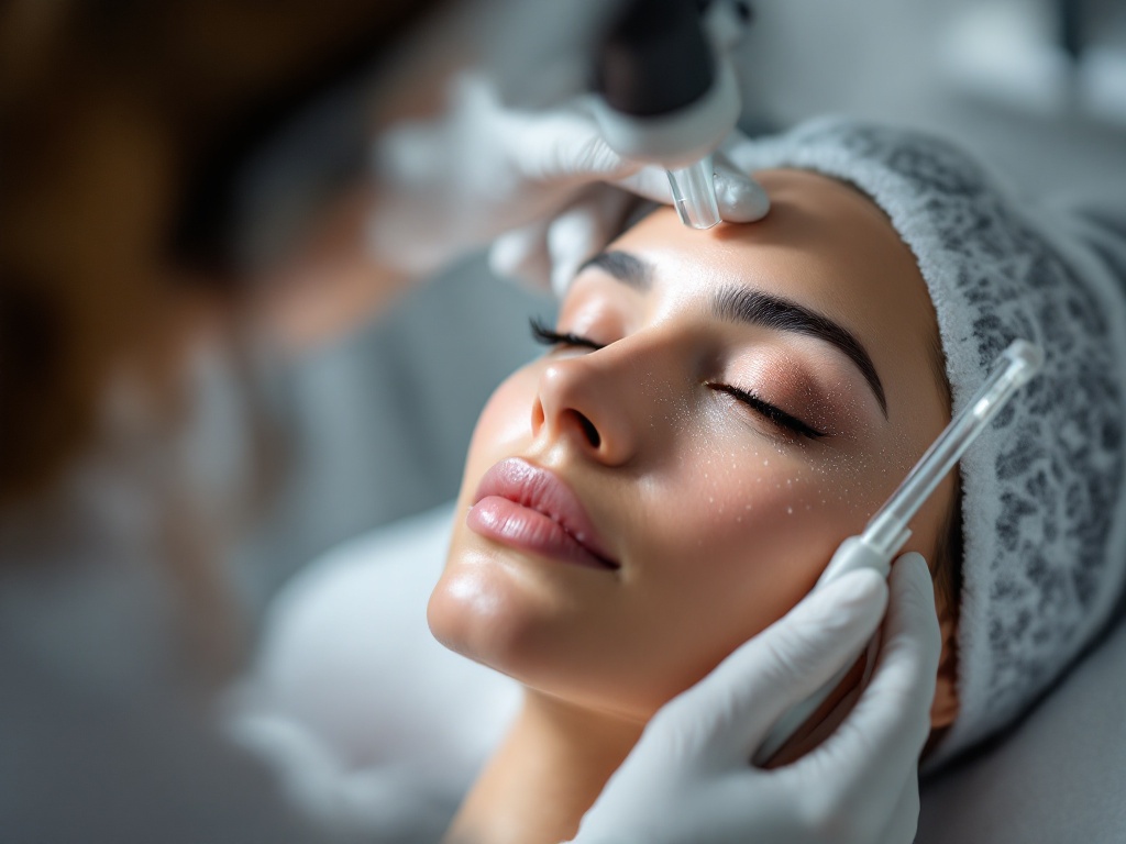 A gentle skin-booster treatment performed around a patient's under-eye